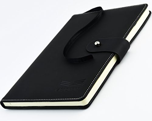 Undated Notebook Universal Daily Planner Agenda Organizer, Leather Journal, A5 8.3"x5.8", Calendar 2018, 2019 2020, time saving increase productivity by Vaonshops