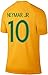 Neymar Jersey Style T-shirt Kids Neymar Jr Jersey Brazil T-shirt Gift Set Youth Sizes ✓ Premium Quality ✓ ✓ Soccer Backpack Gift Packaging (YL 10-13 Years Old, Neymar)