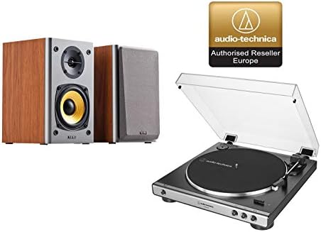 audio technica lp60 turntable and active speakers
