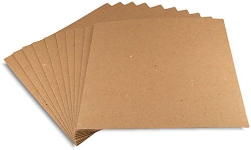 Guided Products Paperboard 12" ReSleeve LP Record Jackets 100% Recycled 20-Pak