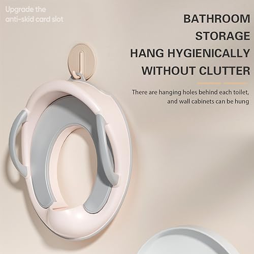 Potty Training Seat, Toddlers Toilet Training Seat with Detachable Soft Cushion, Sturdy Handle and Backrest, Toilet Seat with Baby Splash Guard for Toddlers and Kids, Fit Round Oval Toilet