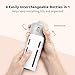 Travel Bottles Set (Upgraded Version), Nacuwa 4-In-1 Organized Leak Proof Travel Size Toiletries, Refillable Travel Liquid/Lotion Container Kit - TSA Approved (Gray)