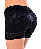 FLORATA Women's Seamless Butt Hip Enhancer Jacquard