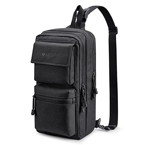 G4Free Sling Bag EDC Tactical Backpack Crossbody Chest Bag RFID Blocking Field Bag for Outdoor Hiking