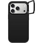 CASETiFY Impact Ring Stand iPhone 17 Pro Case [Kickstand/Compatible with Magsafe / 6.5 ft. 3X Military Grade Drop Protection] - Matte Black