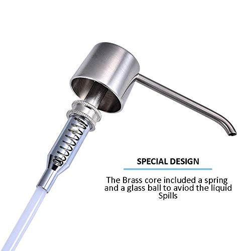 Brass Sink Soap Dispenser Pump for Kitchen Sink Delle Rosa Built in Kitchen Sink Soap Dispenser Soap or Lotion Pump Dispenser Brushed Nickel