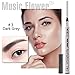 Tattoo Eyebrow Pen Tat Brow Pen Microblade Eyebrow Tattoo Pen Microblading Eyebrow Pen Tattoo Brow Ink Pen Tattoo Brow Tint Pen (Dark Gray)