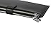 PEIUJIN RFID Blocking Men's Genuine Soft Cow Leather Long Purse Mens Wallet Money Clip (Black)