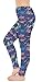CowCow Womens Dinosaur Tyrannosaurus Rex Pterosaur Silhouettes Triceratops Brachiosaurus Stretchy Leggings, XS-5XL