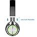 Wackolee Headphones, 015IP Headphones with Microphone for Smartphones Mp3/4 Laptop Computers Tab let MacBook Folding Gaming Earphones (Green)