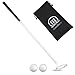 LEAGY 4-Section Portable Putter, Right Hand, 2 Golf Balls, 1Pack Bag