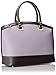 Anne Klein New Recruits Dome Large Satchel Bag, Lilac/Black/Sugar, One Size