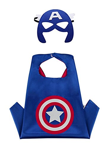 SBK Dress Up Comics Cartoon Superhero Costume PJ Masks 3 Pack Captain America