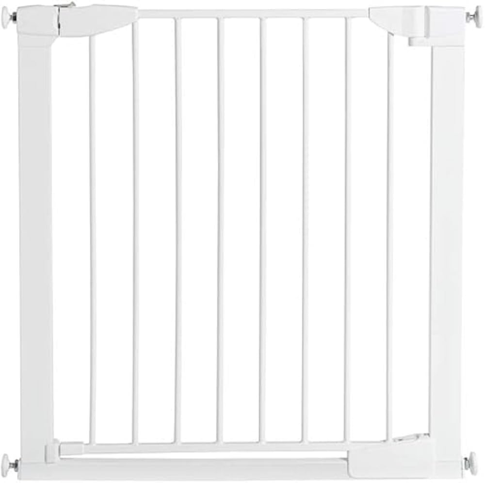Munchkin Baby & Toddler Safety Gate with Automatic Closure | Easy Install. | 76-82cm | White