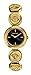 Versace VERF00618 Medusa Stud Icon Ladies Black Dial Gold-Tone Stainless Steel Watch