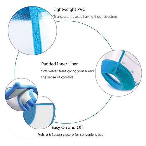 image for IN HAND Adjustable Pet Recovery Collar Comfy Cat Cone, US Patented Pro