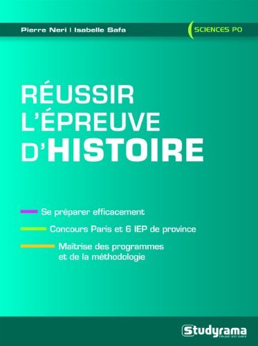 Réussir l'épreuve d'histoire