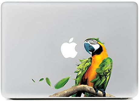 HY Electronic New Full Color Decal Sticker Skin for Apple MacBook Air 13"/MacBook Pro 13"/MacBook Pro Retina 13" Inch - Parrot