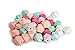 Wooden Faceted Geometric Hexagon Beads 20mm, 40pcs, Pastel Colors for Jewelry Making, DIY and Arts and Crafts Projects