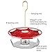Juegoal 16 oz Hanging Hummingbird Feeder with 8 Feeding Ports