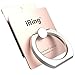 iRing Link, Made in Korea, Wireless Charging Friendly Phone Holder - Cell Phone Ring Grip Finger Holder and Stand Compatible with iPhone, Galaxy, and Other Smartphones.(Rose Gold)