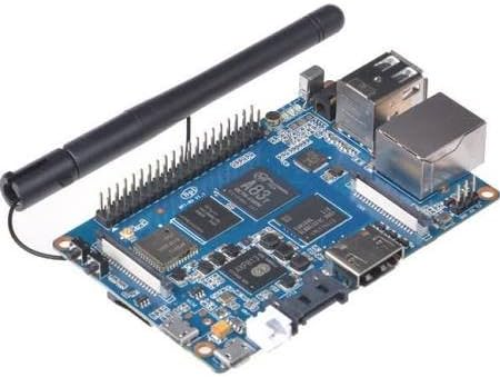Banana Pi M3 Single Board Computer with Octa-Core 2GHz, 2GB RAM, Gigabit Ethernet, WiFi, BT4.0, SATA