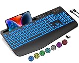 Trueque Wireless Keyboard with 7 Colored