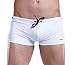 WUAMBO Men's Solid Swimming Shorts Fashion Swimwear