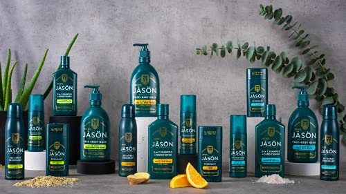 JASON MEN’S CALMING 2-IN-1 SHAMPOO AND CONDITIONER, 12 OZ