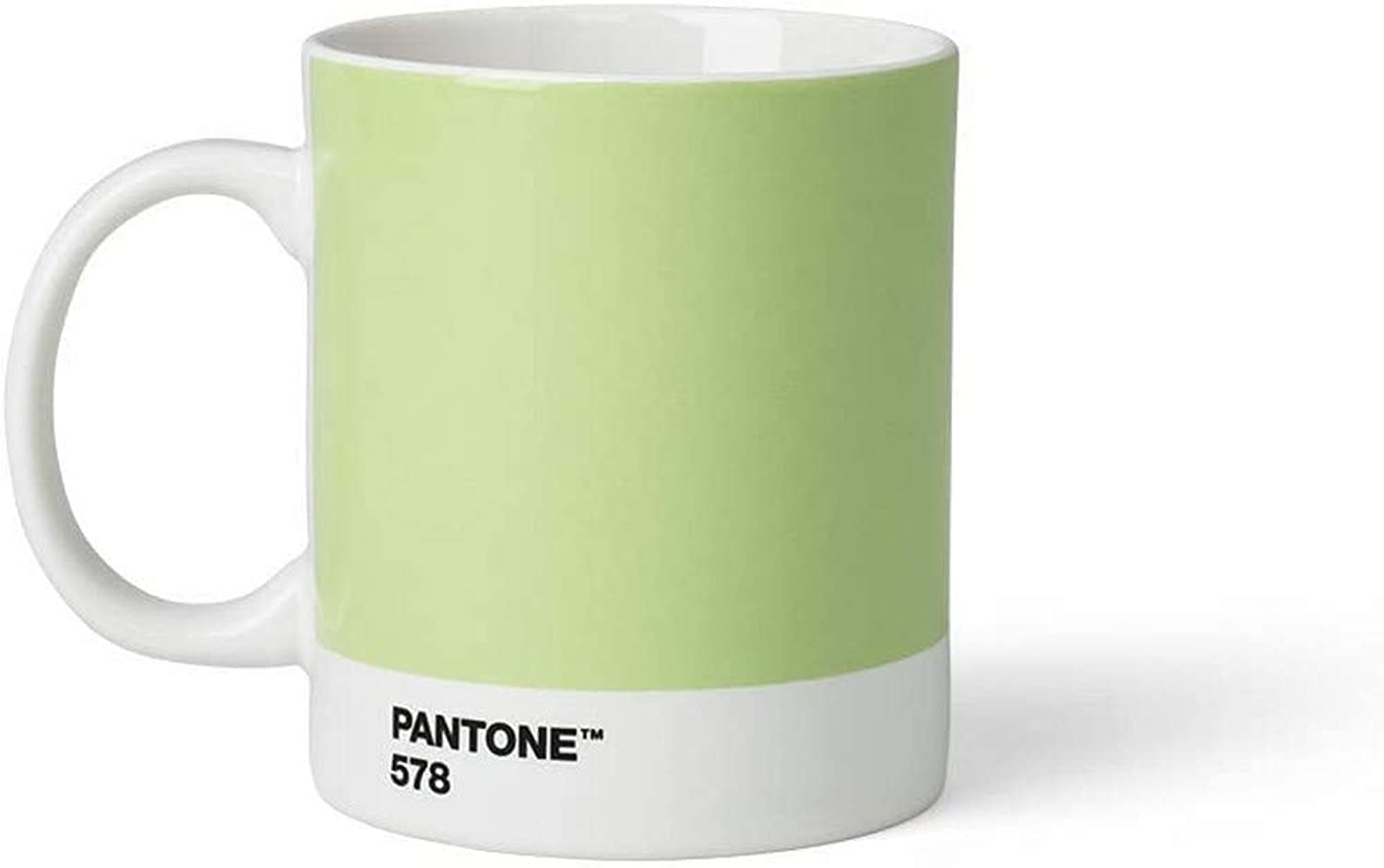 Pantone Porcelain Mugs 375 ml, Porcelain, Light Green 578, 8.4 x 8.4 x 12.1 cm , 101030578