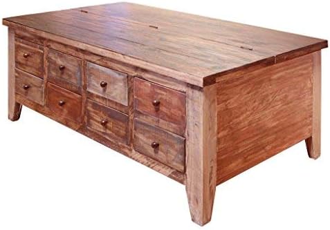 Amazon Com Crafters And Weavers Bayshore 8 Drawer Lift Top Coffee