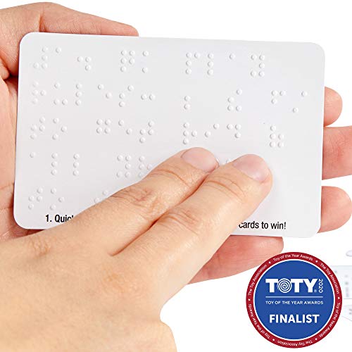 Mattel Games UNO Braille Card Game for Kids & Adults with Cards