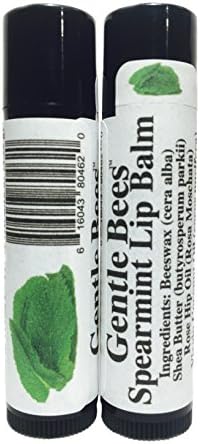 Gentle Bees Spearmint Lip Balm, 2 Pack