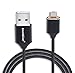 Smart&Cool Gen3 Nylon Braided Super Magnetic Micro USB Charging and Data Transfer Cable for Android Phone and Tablets (Black)