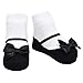 Baby Infant Toddler Girl Shoe Look Socks - Anti Slip - Soft Cotton - 3 or 6 Pairs - Baby Shower (0-12 Months, Pretty Petals - Box)