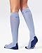 2XU Women's Performance Compression Run Sock, Lavender/Velvet Purple, Small