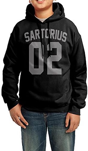 Boys Girls Kids Simple Jacob Sartorius Logo Hoodie Black Cotton Hoodie Medium