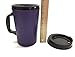 GAMA Electronics 2 ThermoServ Foam Insulated Coffee Mugs 34 oz (1) Purple & (1) Blue