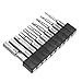 10pcs SAE Hex Head Allen Wrench Drill Bit Set Hex Screwdriver Bit Set Allen Bits 5/64-5/16 Inch Magnetic 1/4 Inch Hex Shank 2 Inch Long