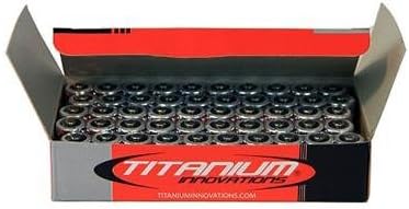 Titanium Innovations CR123A 3V 1400mAh Lithium Photo Battery, Box of 50, Batteries Wrapped in Groups of 10 Pieces Each