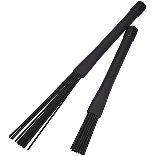 image for Pangda 1 Pair Drum Brushes Retractable Nylon Drum Brushes Cajon Brush 