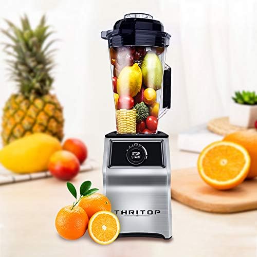 THRITOP Blender Professional Countertop Power Blender,1000-W Advanced Janpanese Technology for Heat, Chop, Grind, Blend, Emulsify