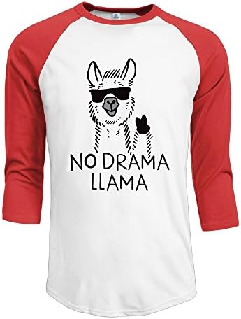 Men's No Drama Llama Baseball Jerseys Baseball Shirts