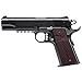 EXEL Cool Hand 1911 Full Size G10 Slim Grips, 3/16 Thin, Big Scoop, Ambi Safety Cut, OPS Texture, These Grips Only Work with Short Bushings, Red/Black, HH1S-J1S-15