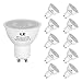 LE MR16 GU10 Dimmable Light Bulbs, 6.5W (50W Halogen Bulbs Equivalent), 500lm, 38° Beam Angle Spotlight, 2700K Warm White, LED Recessed Lighting, Pack of 10 Units