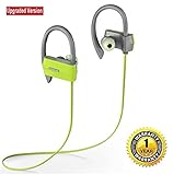 Bluetooth Headphones, Kavoxii Wireless Sports Earphones w/ Mic HD Stereo Sweatproof Earbuds for Gym Running Workout 8 Hour Battery Noise Cancelling Headsets