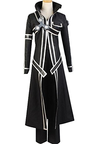 Cosplay Sword Art Online Kazuto Kirigaya Kirito Anime Halloween Costume Black