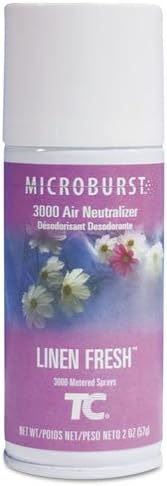 TEC4012551 Microburst 3000 Refill, Linen Fresh, 2oz, Aerosol