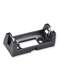 Conwork CR123A CR123 - Caja de batería de litio con clip y cable de montaje para soldadura PCB (2 unidades)