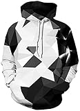 Pandolah Men's Patterns Print 3D Sweaters Fashion Hoodies Sweatshirts Pullover
